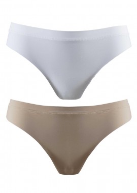 gsecret - String leizer .Οικονομική συσκευασία 2τεμ ΛΕΥΚΟ NUDE